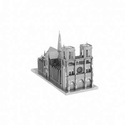 Металлическая сборная 3D модель Собор Парижской Богоматери, Metal Earth