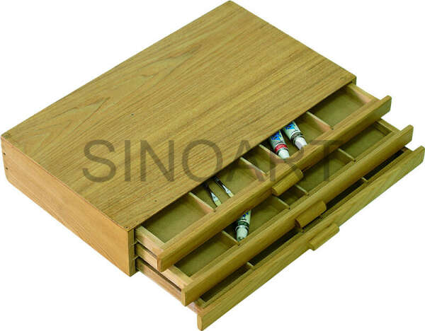 Ящик деревянный (вяз) с ячейками