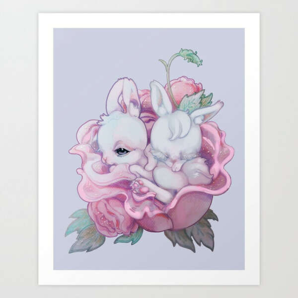 BloomBBBuns Art Print by naylemonstre