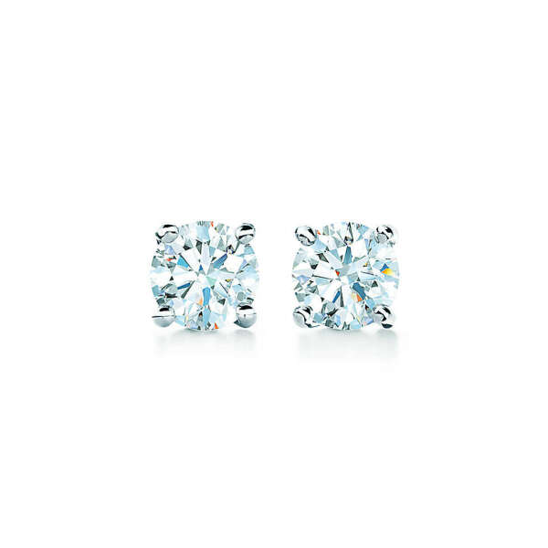 Tiffany&Co. Solitaire Diamond Earrings