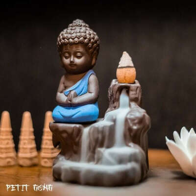 ❤❤ Подставку для благовоний THE LITTLE MONK + 20 INCENSE CONES