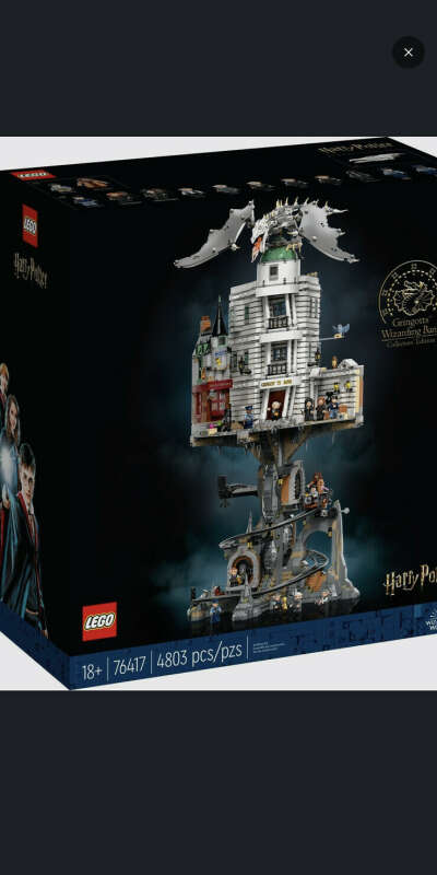 Лего Harry Potter серия, LEGO Конструктор, лего 76417 Волшебный банк Гринготтса