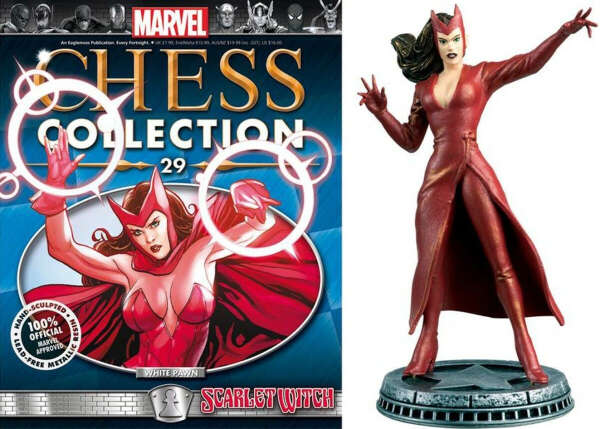 Eaglemoss Marvel Chess Figurine Collection Nº 29 Scarlet Witch