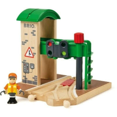 BRIO Сигнальная станция со стрелкой и светофором 33674