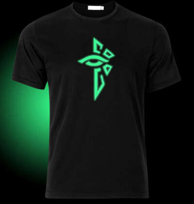 GLOW in the DARK Ingress Enlightened Logo T-Shirt - available in many sizes and colors