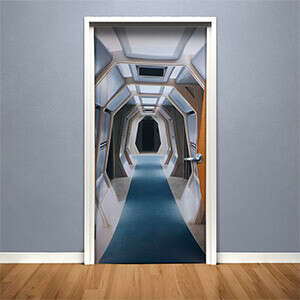 Star Trek TNG Corridor Door Cover