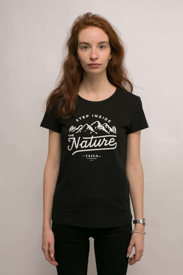 футболка: step inside tne nature (w)