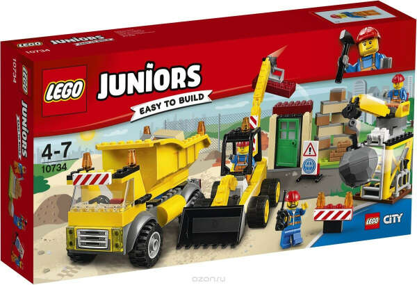 LEGO Juniors Конструктор Стройплощадка 10734