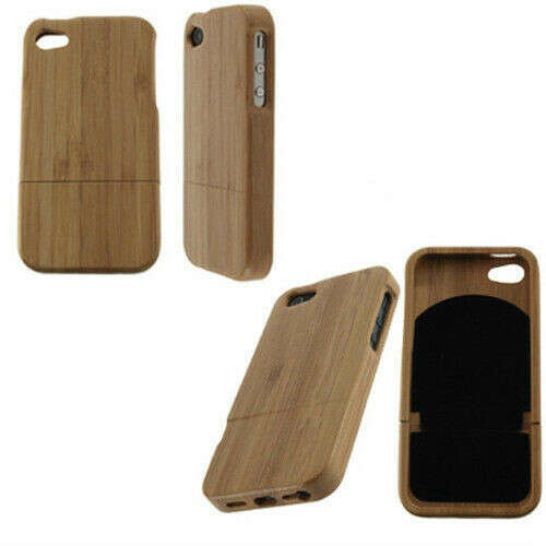 NEW Natural Bamboo Wood Hard Back Case Cover Protector for Apple iPhone4 4S G6