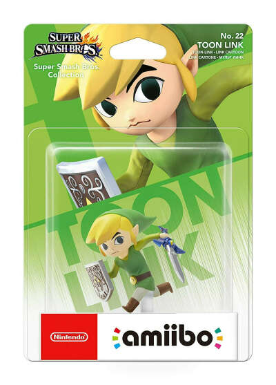 Amiibo Toon Link from Super Smash Bros