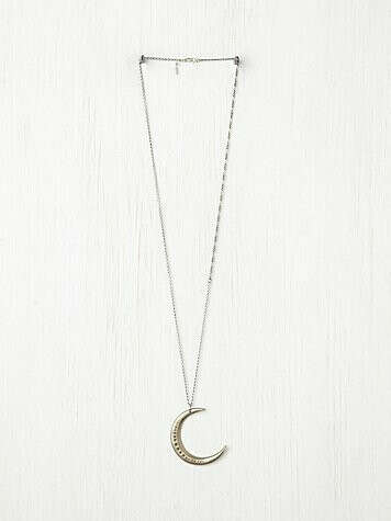 Free People Moon Necklace