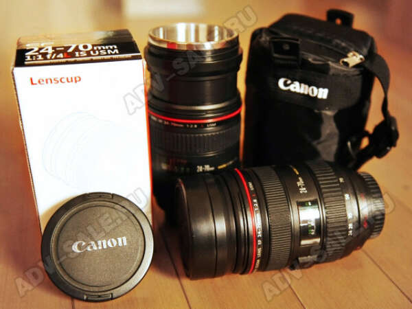 Кружка-объектив Canon 24-70 Zoom