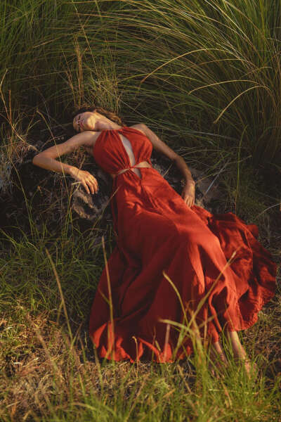 Red Goddess Dress