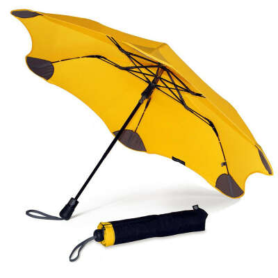 Прочный желтый зонт!!!