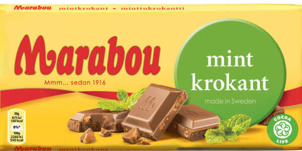 marabou (с карамелью, мятой или апельсином)