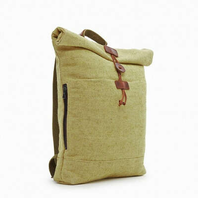 INCOGNITO Roll Top Backpack Two Sand