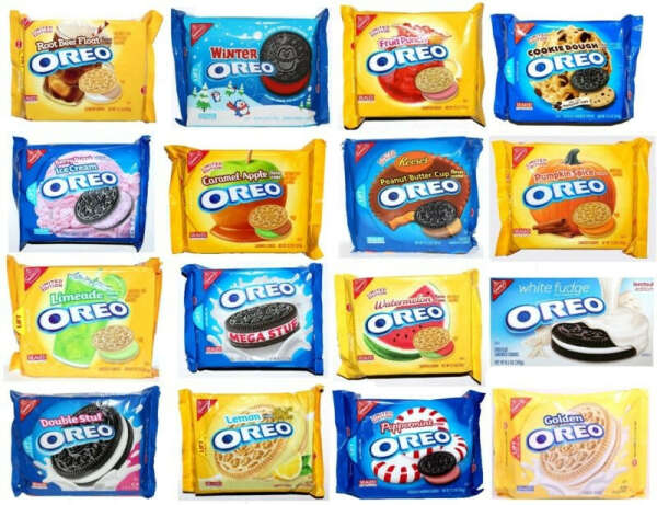 Попробовать все разновидности OREO