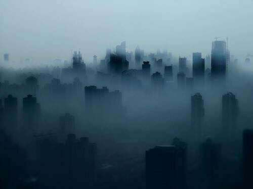 Увидеть город в тумане.