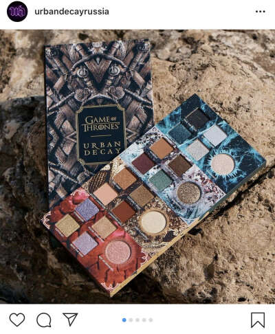 Urban decay game of thrones palette