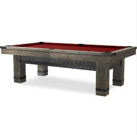 MORSE 8&#039; POOL TABLE W/ACCESSORIES