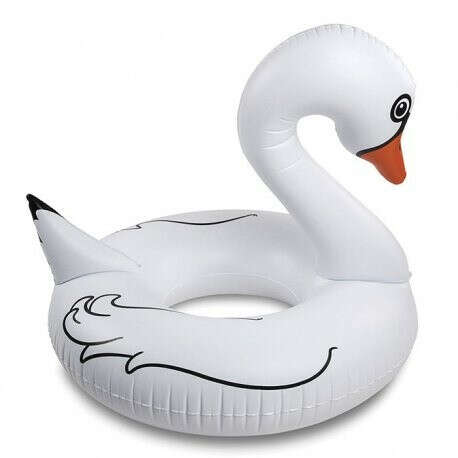 BigMouth | Купить Круг надувной Белый лебедь White Swan