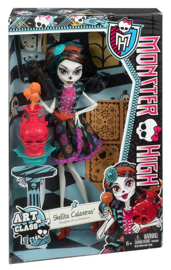 Monster High Art Class Skelita Calaveras Doll