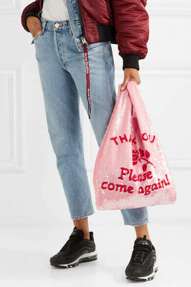 Ashish - Sequined cotton tote