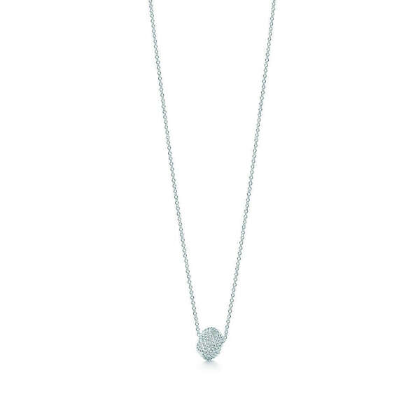 Tiffany Twist knot pendant in sterling silver.
