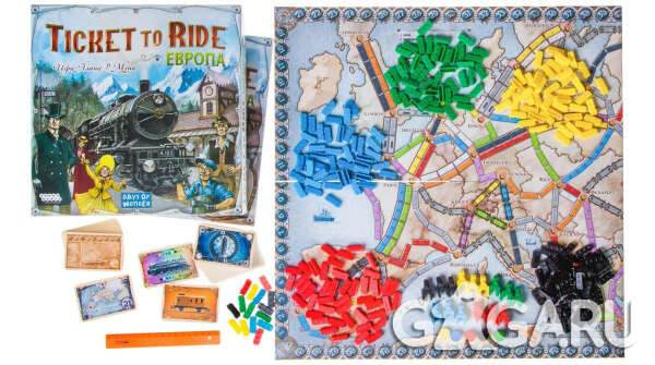 Настольная игра Билет на Поезд по Европе (Ticket to Ride Europe)