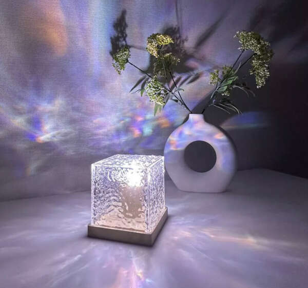 Светильник-куб | Северное сияние