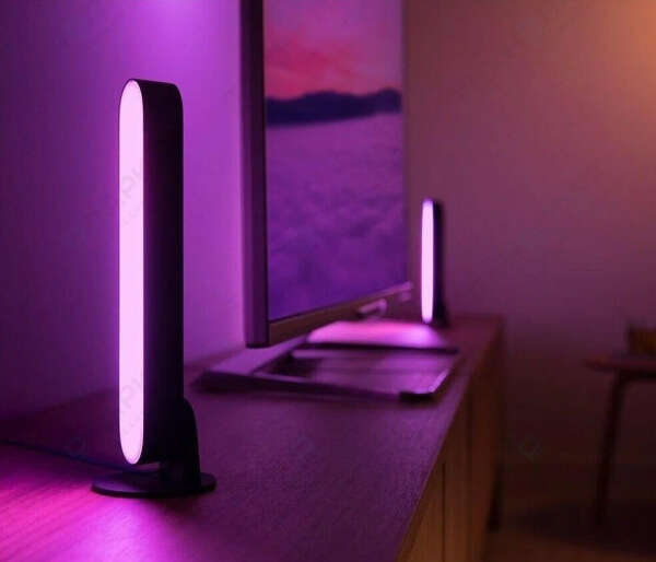 Панель освещения Philips Hue Play (2 модуля+адаптер питания), EU версия, 6.6 Вт, цвет арматуры: черный