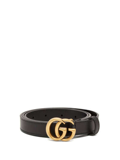 GG leather belt