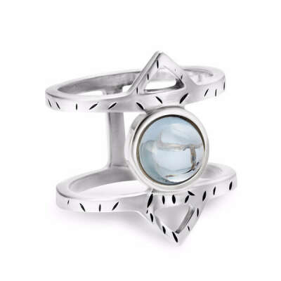 ATHENA Ring - Blue Topaz