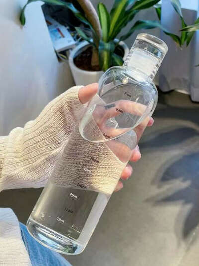 Бутылка стеклянная для воды с чехлом