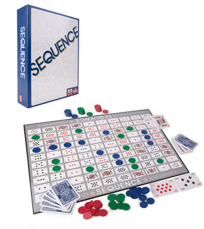 Настольная игра Sequence, стратегическая карточная игра