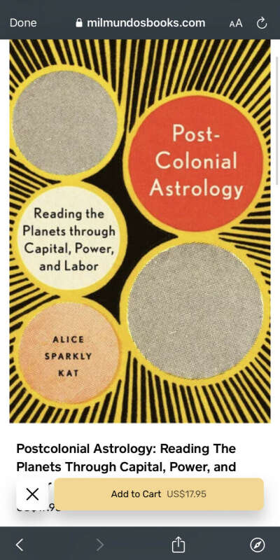 Postcolonial Astrology Book