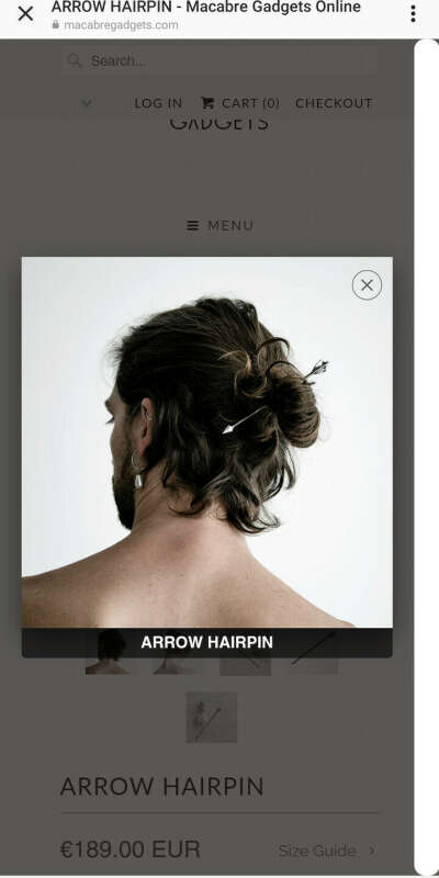 Arrow hairpin