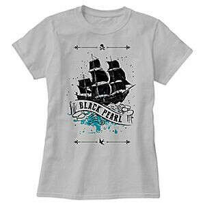 Black Pearl Tee for Women - Pirates of the Caribbean: Dead Men Tell No Tales  - Customizable | Disney Store