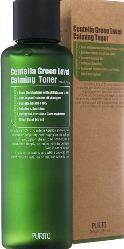 Тонер Purito Centella Green Level Calming Toner