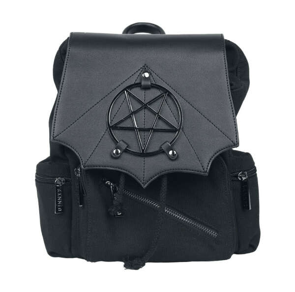 BANNED Moloch Pentagram Backpack