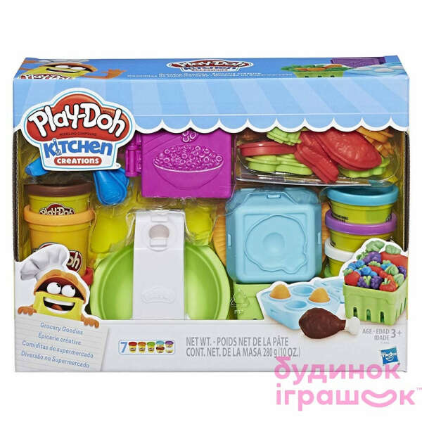 Набор для творчества с пластилином Play-Doh Готовим обед (E1936) - купить в магазине детских игрушек 【Будинок іграшок】