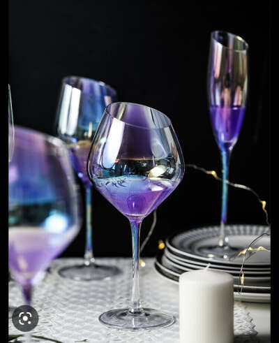 Beautiful glasses for red wine