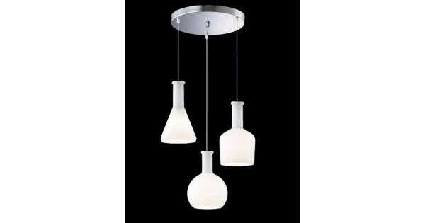 Quirky Laboratory Flask Cluster Pendant Light