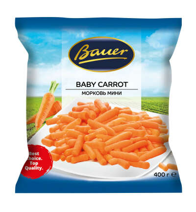 Морковь молодая (мини) 400 гр