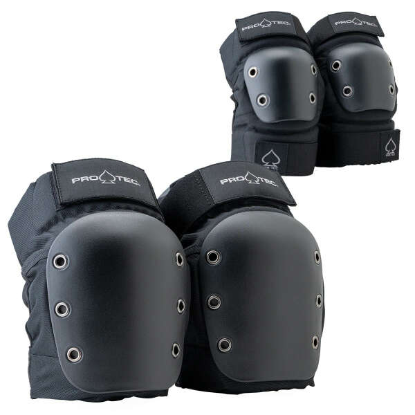 Набор защиты Pro-Tec Street Knee/Elbow Pad Set - Open Back Black размер L