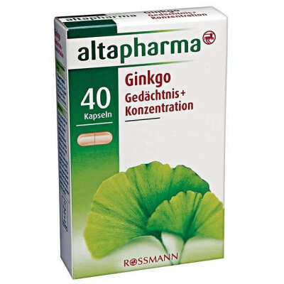 Аltapharma Ginkgo Gedаchtnis + Konzentration