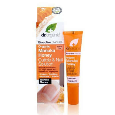 Organic Manuka Honey Cuticle & Nail Solution - Dr Organic Skincare Products