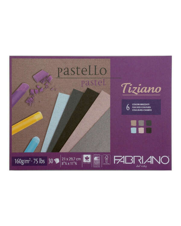 Fabriano Альбом для пастели Tiziano 6 цветов 30 листов