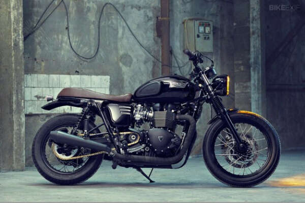 triumph BONNEVILLE T100 BLACK