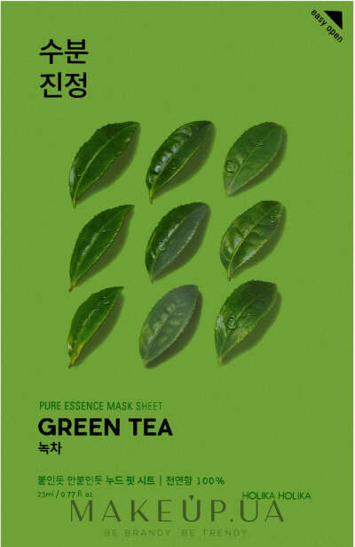 Тканевая маска "Зеленый чай" Holika Holika Pure Essence Mask Sheet Green Tea